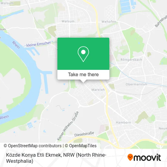 Közde Konya Etli Ekmek map