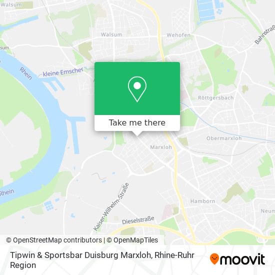 Tipwin & Sportsbar Duisburg Marxloh map