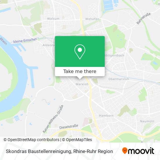Skondras Baustellenreinigung map