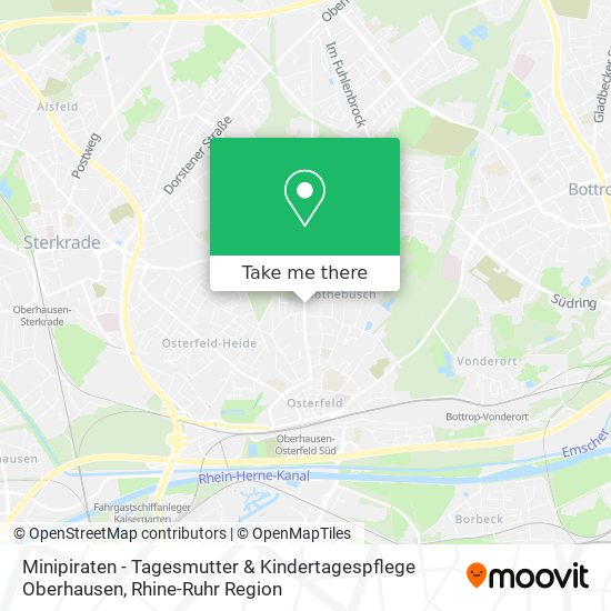 Minipiraten - Tagesmutter & Kindertagespflege Oberhausen map