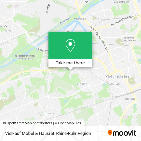 Карта Vielkauf Möbel & Hausrat
