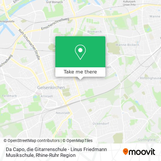 Da Capo, die Gitarrenschule - Linus Friedmann Musikschule map