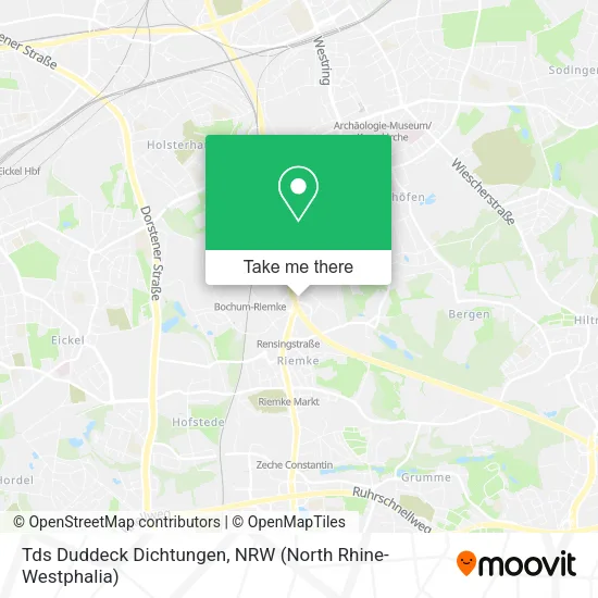 Карта Tds Duddeck Dichtungen