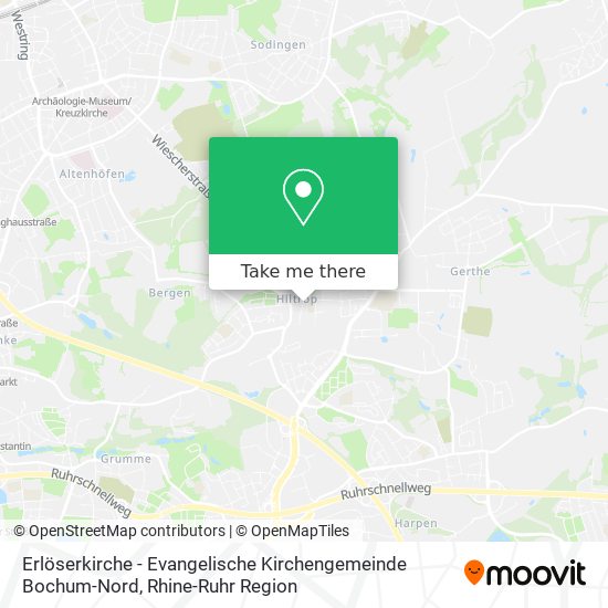 Erlöserkirche - Evangelische Kirchengemeinde Bochum-Nord map