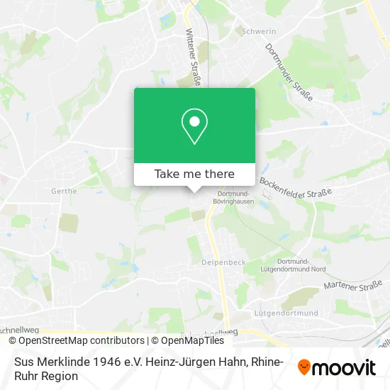 Карта Sus Merklinde 1946 e.V. Heinz-Jürgen Hahn