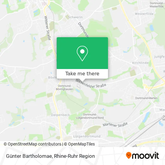 Карта Günter Bartholomae