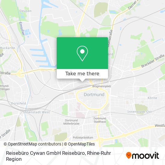 Reisebüro Cywan GmbH Reisebüro map