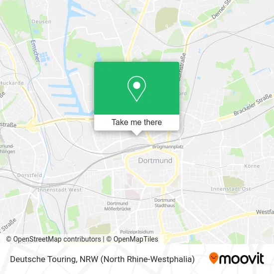 Deutsche Touring map