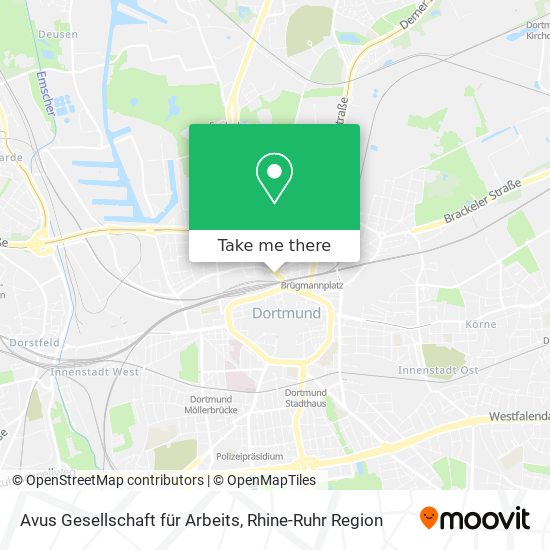 Avus Gesellschaft für Arbeits map