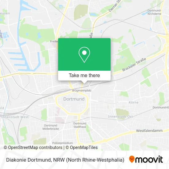 Карта Diakonie Dortmund