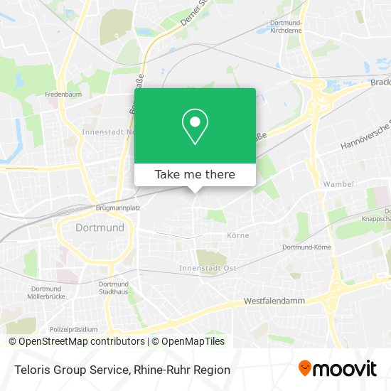 Teloris Group Service map