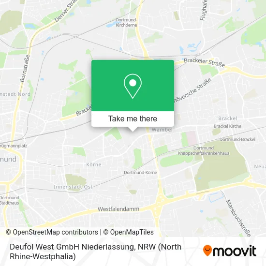 Карта Deufol West GmbH Niederlassung