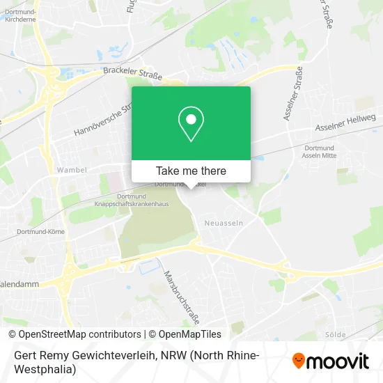 Карта Gert Remy Gewichteverleih