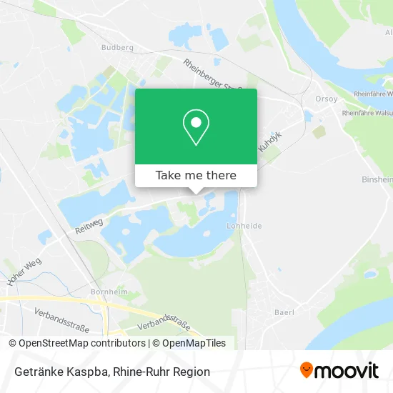 Карта Getränke Kaspba