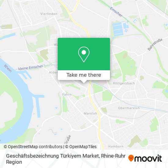 Geschäftsbezeichnung Türkiyem Market map