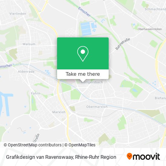 Grafikdesign van Ravenswaay map