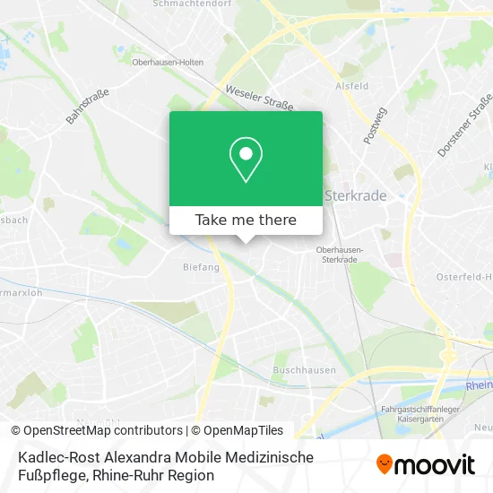 Карта Kadlec-Rost Alexandra Mobile Medizinische Fußpflege