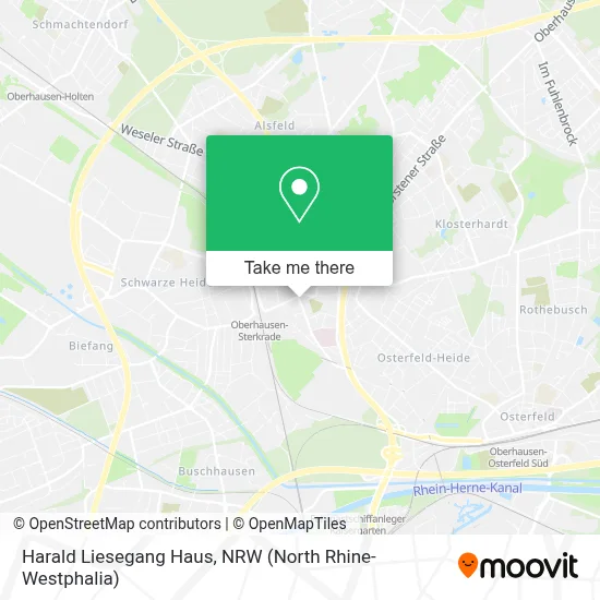 Harald Liesegang Haus map