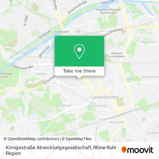 Карта Königsstraße Abwicklungsgeselischaft
