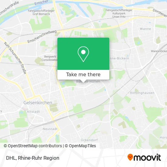 Карта DHL