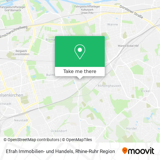 Карта Efrah Immobilien- und Handels