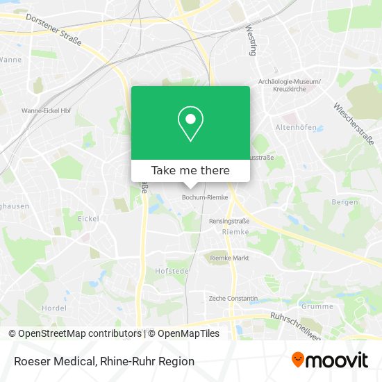 Roeser Medical map