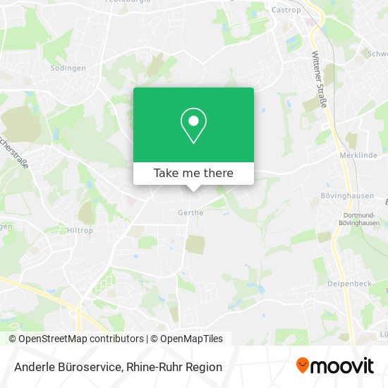 Anderle Büroservice map
