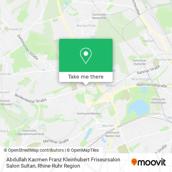 Карта Abdullah Kacmen Franz Kleinhubert Friseursalon Salon Sultan