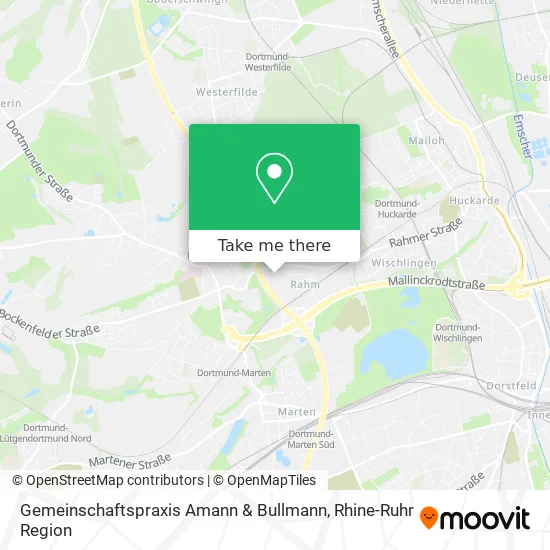 Карта Gemeinschaftspraxis Amann & Bullmann