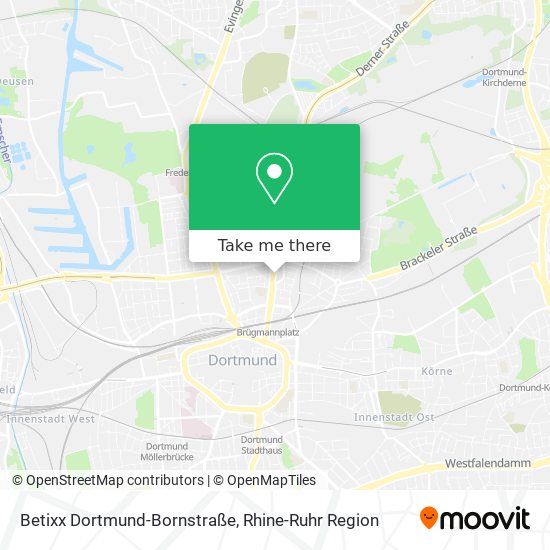 Betixx Dortmund-Bornstraße map
