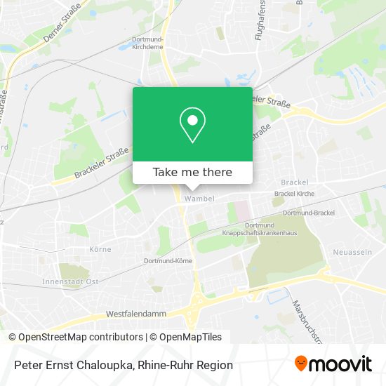 Peter Ernst Chaloupka map