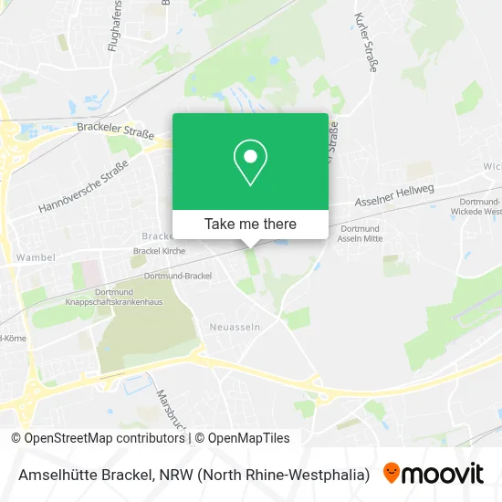 Amselhütte Brackel map