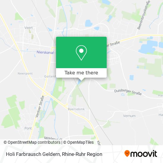 Holi Farbrausch Geldern map
