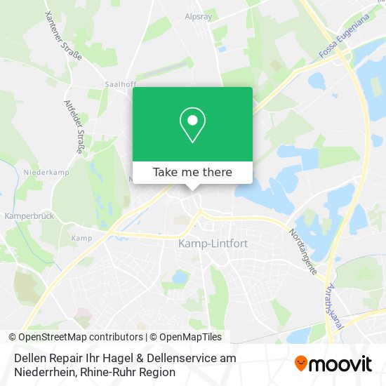 Dellen Repair Ihr Hagel & Dellenservice am Niederrhein map