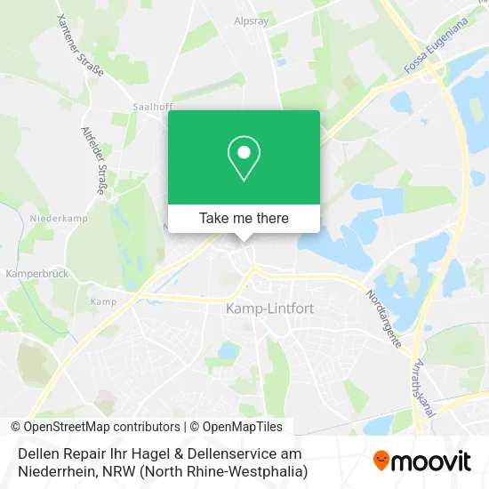 Dellen Repair Ihr Hagel & Dellenservice am Niederrhein map