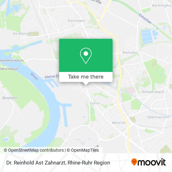 Dr. Reinhold Ast Zahnarzt map