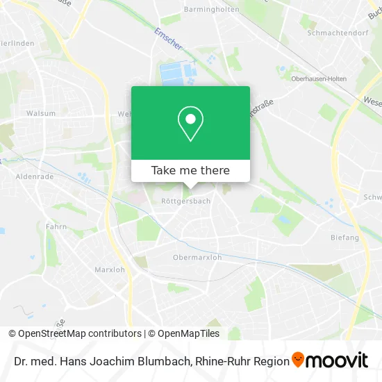 Карта Dr. med. Hans Joachim Blumbach