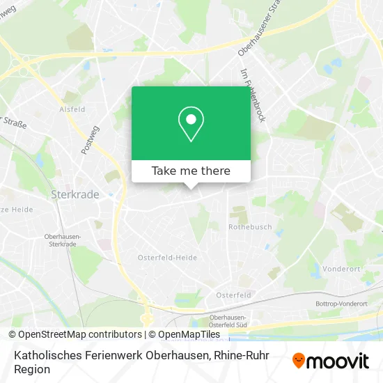 Карта Katholisches Ferienwerk Oberhausen