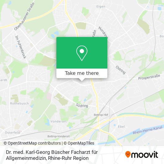 Dr. med. Karl-Georg Büscher Facharzt für Allgemeinmedizin map
