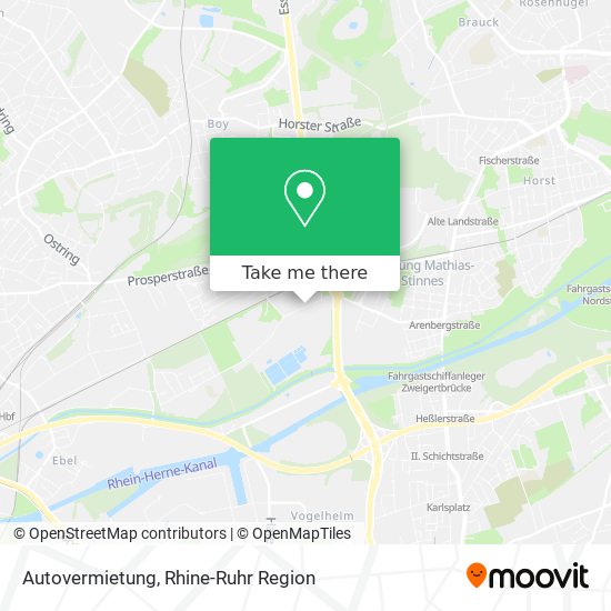 Autovermietung map