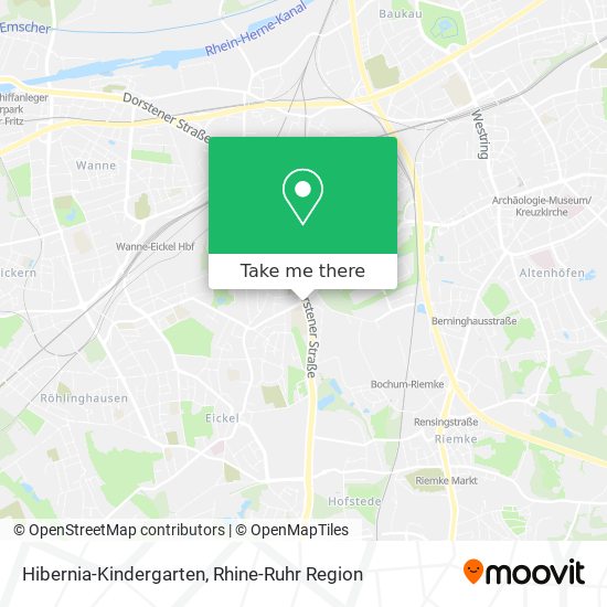 Hibernia-Kindergarten map