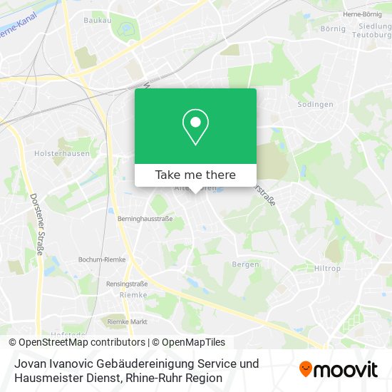 Jovan Ivanovic Gebäudereinigung Service und Hausmeister Dienst map