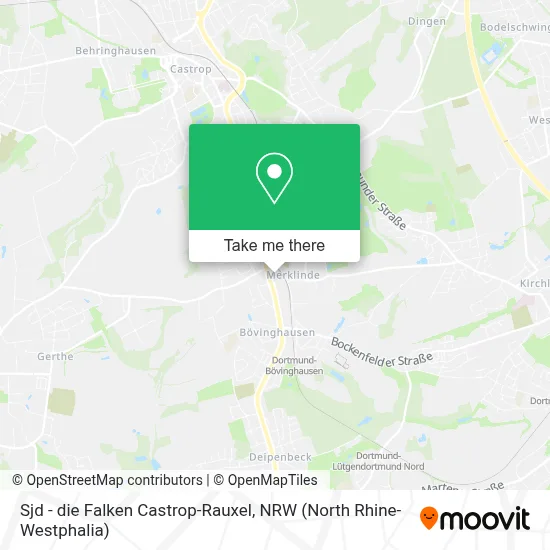 Sjd - die Falken Castrop-Rauxel map