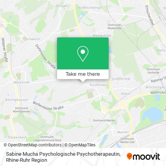 Карта Sabine Mucha Psychologische Psychotherapeutin