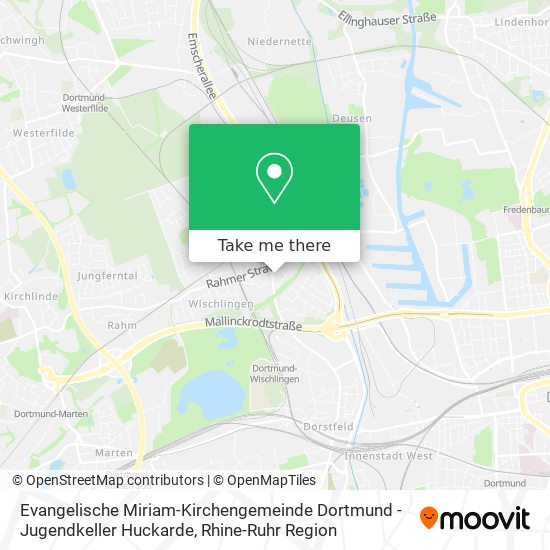 Evangelische Miriam-Kirchengemeinde Dortmund - Jugendkeller Huckarde map