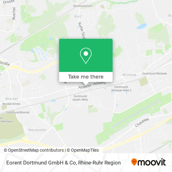 Eorent Dortmund GmbH & Co map