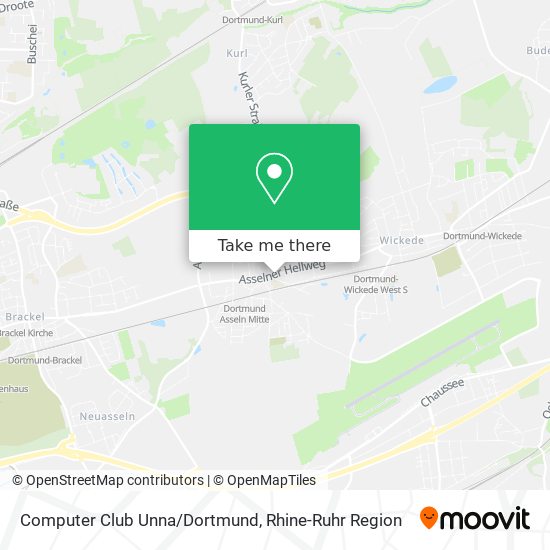 Computer Club Unna/Dortmund map