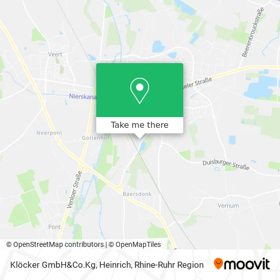 Карта Klöcker GmbH&Co.Kg, Heinrich