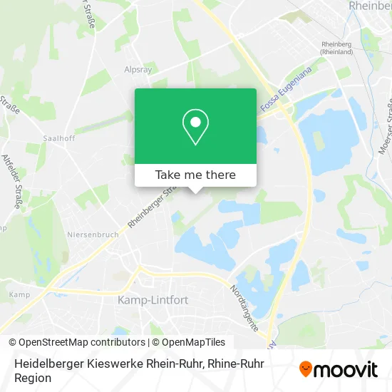 Карта Heidelberger Kieswerke Rhein-Ruhr