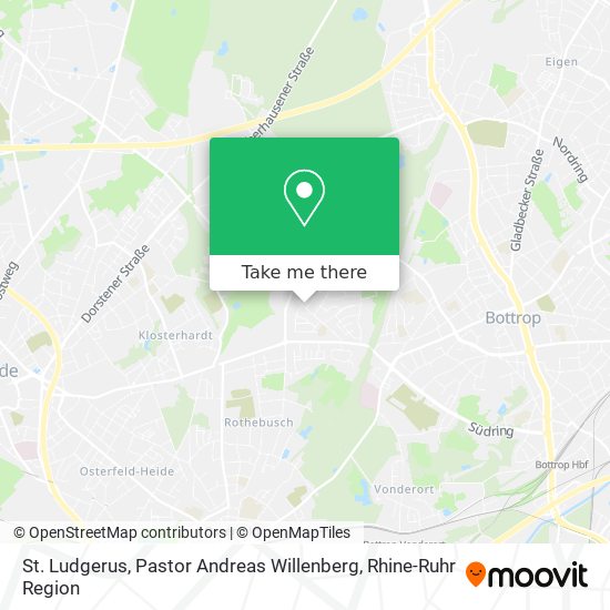 St. Ludgerus, Pastor Andreas Willenberg map